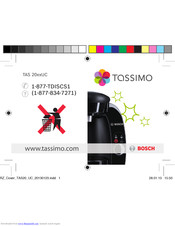 Bosch Tassimo TAS 20**UC Manual
