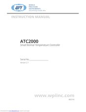WPI ATC2000 Instruction Manual