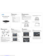SAB SAB2000A Quick Installation Manual