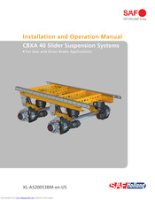 SAF-HOLLAND CBXA 40 Installation And Operation Manual