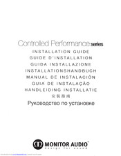 Monitor Audio CPWT3801DC Installation Manual