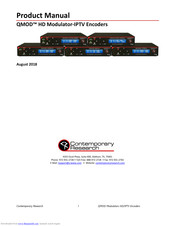Contemporary Research QMOD-SDI HDMI Product Manual