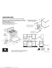 GE JGB700EEJES Dimensions And Installation Information