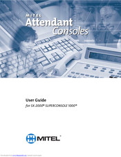 Mitel SUPERCONSOLE 1000 User Manual