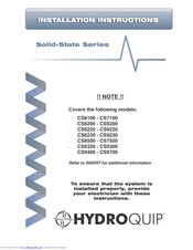 Hydroquip Cs6230 Manuals Manualslib