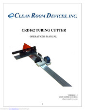 Clean CRD162 Operation Manual