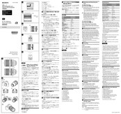 Sony SEL70300G Operating Instructions