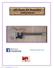 BYO Guitar SG Guitar Kit Assembly Instructions Manual
