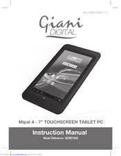 Giani Digital Mipal GDMD7009 Instruction Manual