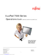 Fujitsu TeamPad PBT7500-16 Operation Manual
