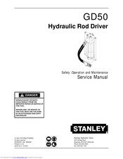 Stanley GD50 Service Manual