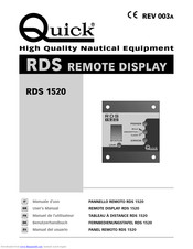 Quick RDS 1520 User Manual