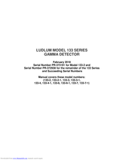 LUDLUM 133-7-1 User Manual