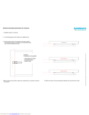 Rahrbach TURNO 7101 Assembly And Mounting Instructions