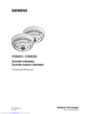 Siemens FDSB221 Technical Manual