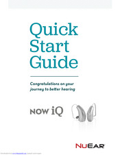 NuEar micro RIC 312t Quick Start Manual
