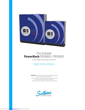 Sollatek PowerBack PB3000S User Instructions