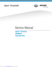 Spicer DSSM0100 Service Manual