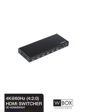 W Box Technologies 0E-HDMISW5X1 Manual
