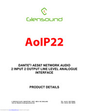 Glensound AOIP22 Product Details