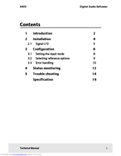 pro-bel 4405 Technical Instructions