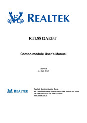 Realtek RTL8812AEBT User Manual