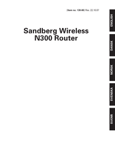 Sandberg 130-80 Manual