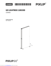 Pixlip GO LIGHTBOX 100200 User Manual