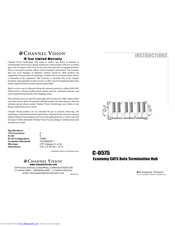 Channel Vision C-0575 Instructions