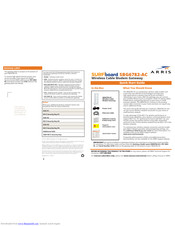 Arris SURFboard SBG6782-AC Quick Start Manual