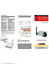 Lorex WL410BNC Quick Setup Manual