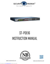 Security Tronix ST-POE24 Instruction Manual