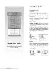 Fabritec designs Natural Woven Shades Installation Instructions