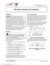 Johnson Controls F61 series Installation Instructions Manual