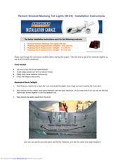 American muscle 99-04 Installation Instructions