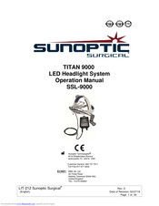 Sunoptic Surgical TITAN 9500 Operation Manual