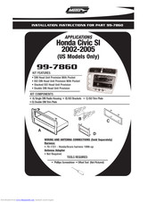 Metra Electronics 99-7860 Installation Instructions Manual