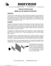 Tinker&Rasor M1/AC Product Instructions