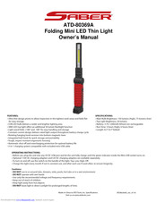 Saber Compact ATD-80369A Owner's Manual