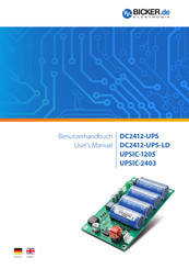 Bicker Elektronik DC2412-UPS User Manual