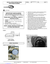 e-conolight E-DD0L40 SERIES Installation Instructions Manual