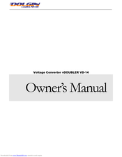 Dolgin vDOUBLER VD-14 Owner's Manual