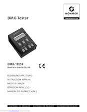 Monacor DMX-1TEST Instruction Manual