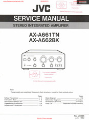 JVC AX-A662BK Service Manual