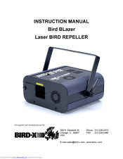 Bird-X BirdX Laser Instruction Manual
