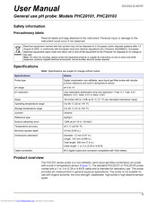 HACH LANGE PHC20103 User Manual