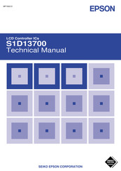 Epson S1D13700 User's & Technical Manual