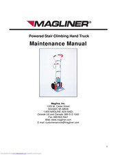 Magliner Powered Stair Climber User Maintenance Manual