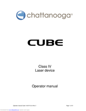 Chattanooga Cube 4 Operator's Manual