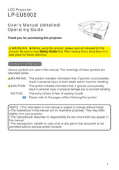 Hitachi LP-EU5002 User Manual